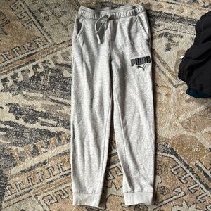 PUMA Kids Gray Jogger Pants